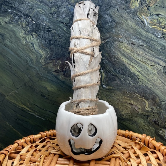Hand Crafted Other - Harry and David Friendly Ghost and Sage Stick Gift Set New.